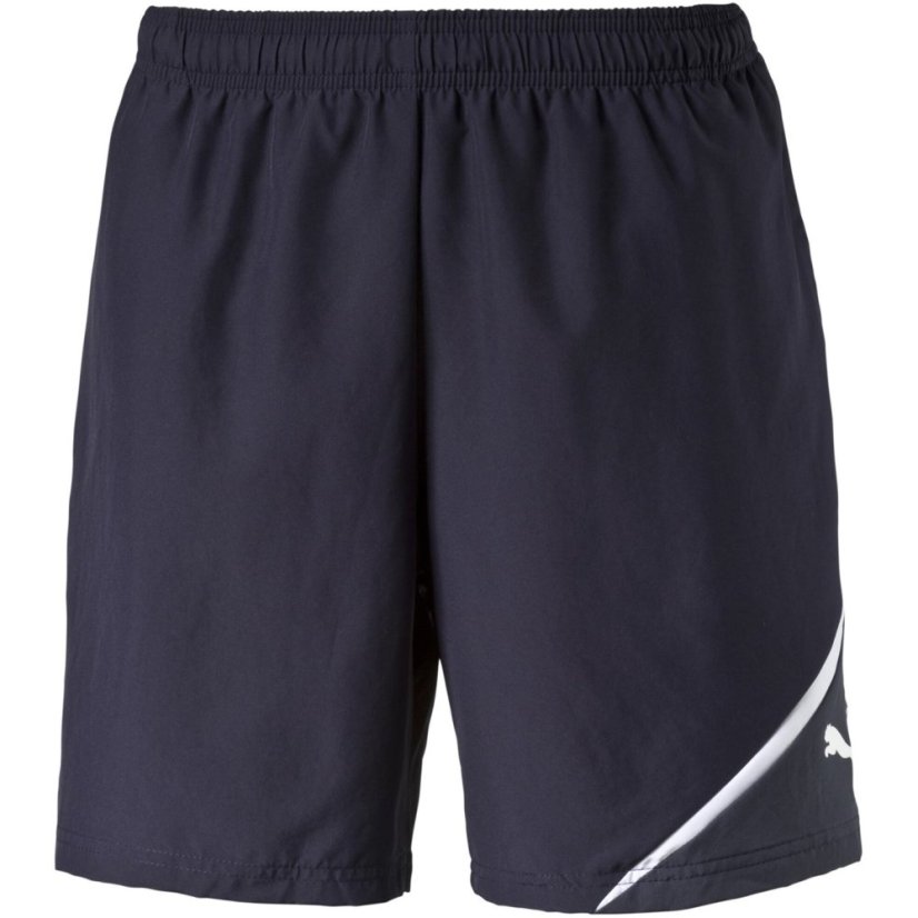 Puma Unisex Kids' Woven Performance Gym Shorts Navy/White
