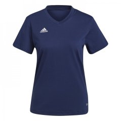 adidas ENT22 T Shirt Womens Navy Blue