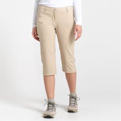 Craghoppers Women's Crag Kiwi Cropped Walking Shorts Desert Sand