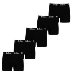 Lee Cooper Essential Men's Boxer Trunk 5-Pack Black