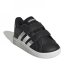 adidas Grand Court Infant Boys Trainers Black/ White