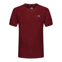 Karrimor Run Short Sleeve pánske tričko Burgundy