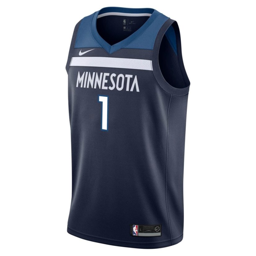 Nike Minnesota Timberwolves Edwards #5 Jersey Blue