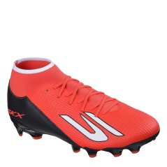 Skechers SKX.2 Academy Adults High Firm Ground Football Boots Red/Black