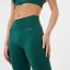 USA Pro High Rise Seamless Leggings Forest Green