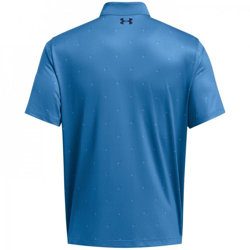 Under Armour Perf 3.0 Printed Polo Photon Blue