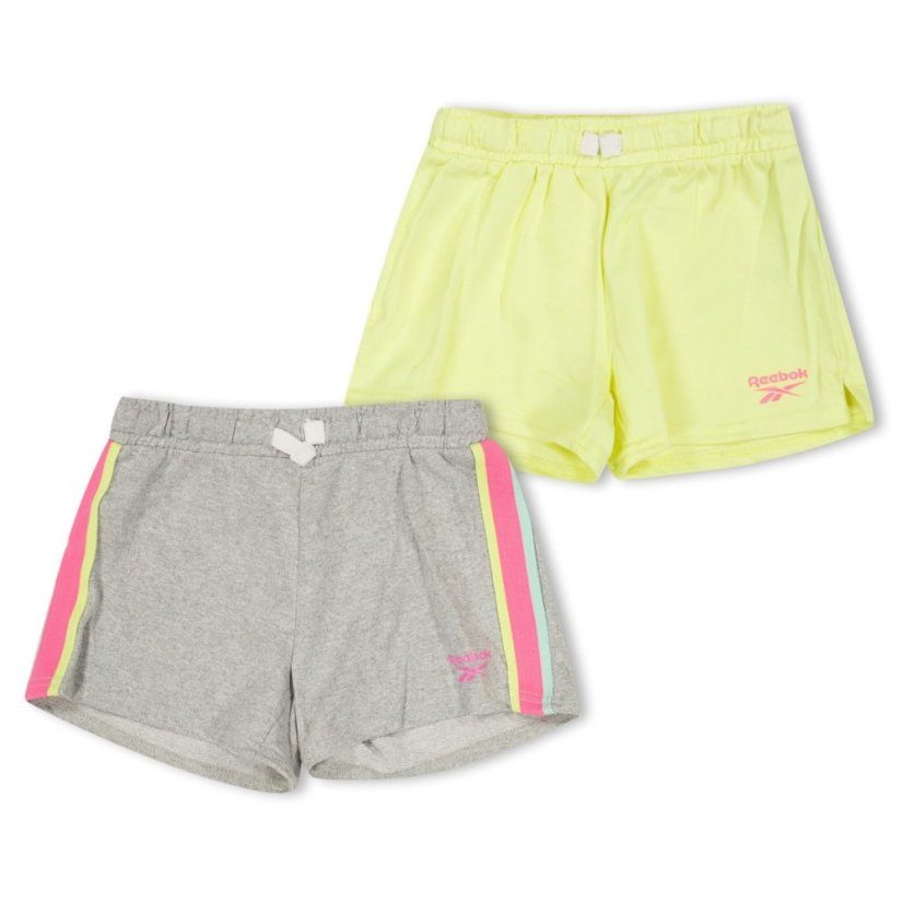 Reebok Kids' Jersey Jogger Shorts Lt Grey Heather