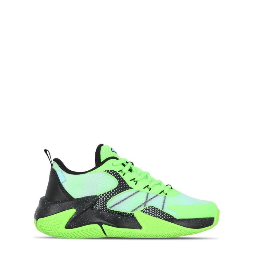 Everlast Kids' Basketball Trainers Green Print