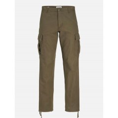 Jack and Jones Men's Kane Barkley Cargo Trousers Olive Night