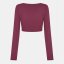 USA Pro Wrap Front Top Womens Dark Cherry