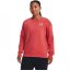 Under Armour Armour Essential Crew Sweater Womens Red