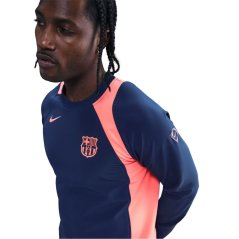 Nike Barcelona Third T90 Sweater 2025 2026 Adults Blue/Orange