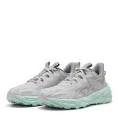 Puma Puma Fast-Trac Nitro 3 Wns Trail Running Shoes Womens Gray-Mint