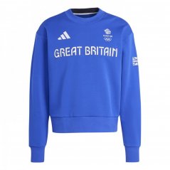 adidas Team GB Sweatshirt Adults Lucid Blue
