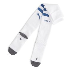 Puma Team Mcfc Striped Socks Replica Football Sock Mens Puma White