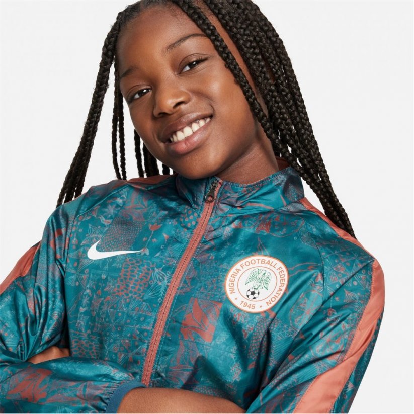 Nike Nigeria AWF Jacket 2023 Juniors Green