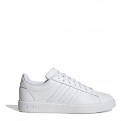 adidas Womens Grand Court Sneakers Wht/Wht/Gold