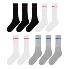 Donnay 10 Pack Quarter Socks Junior Multi Asst
