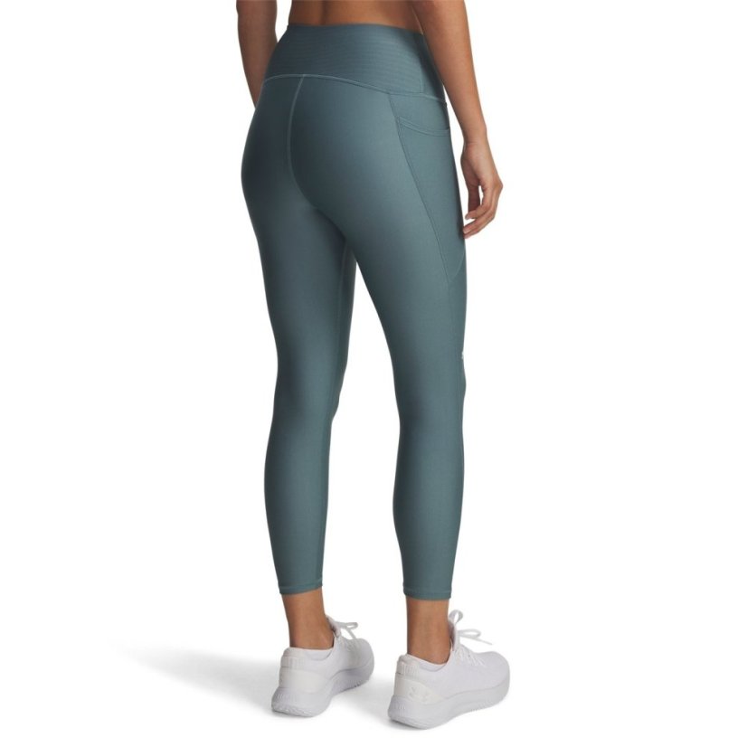 Under Armour Tech No-Slip Waistband Ankle Leggings Womens Jasper Blue