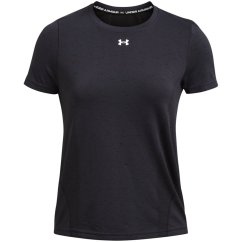 Under Armour Women's Vanish Seamless Short-Sleeve Performance Gym Top Black/White