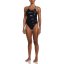 Nike HydraStrong Solid Spiderback 1-Piece Swimsuit Black