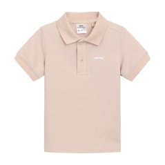 Slazenger Short Sleeve Polo Infant Oat