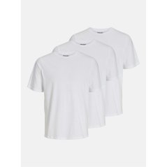 Jack and Jones 3-pack Under Crew pánské tričko White