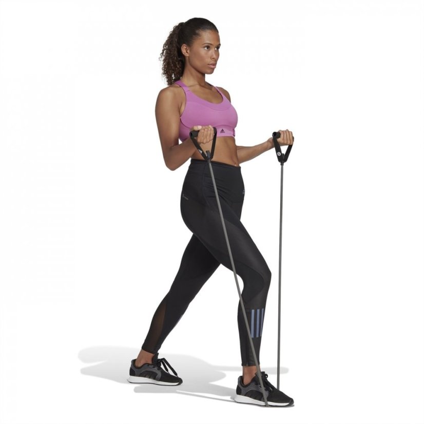 adidas Fastimpact Luxe Run High Impact Sports Bra Womens Sepuli/Black