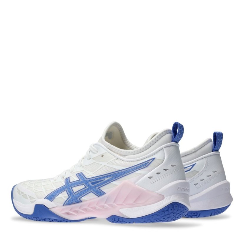 Asics Blast FF 3 Netball Shoes White/Sapphre