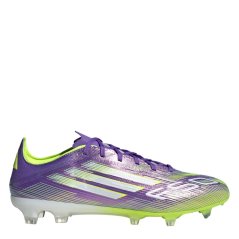 adidas F50 Pro Adults Firm Ground Football Boots Purple/White