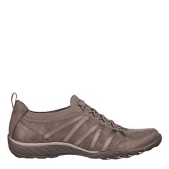 Skechers MICROLEATHER COLLAR KNIT BUNGEE Brown