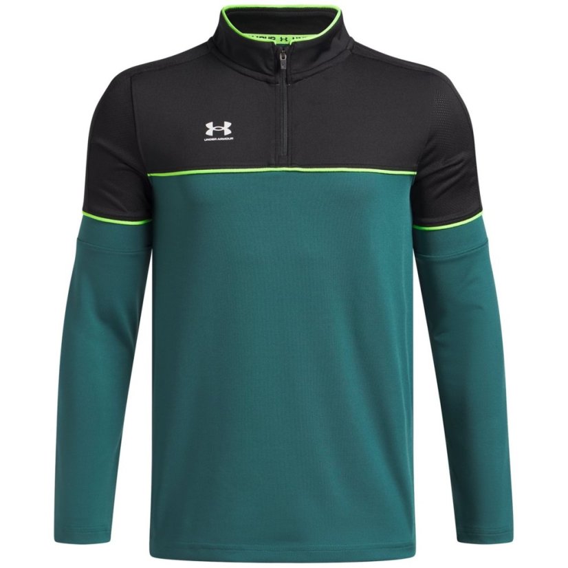 Under Armour Challenger Training Quarter Zip Juniors Rack Green