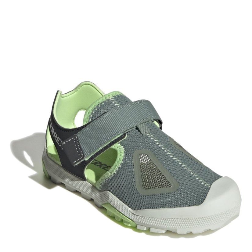 adidas Terrex Captain Toey 2.0 Walking Sandals Childrens Green/Carbon