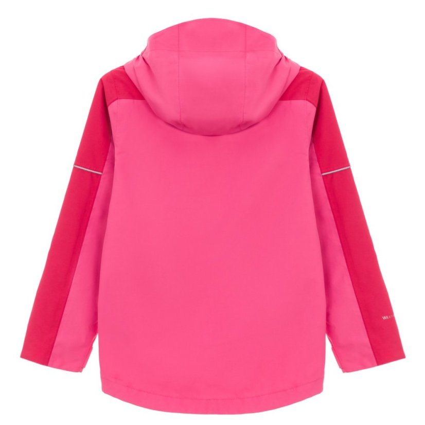 Karrimor Kids' 10000mm Waterproof Removable Fleece 3-in-1 Jacket Pink/Red
