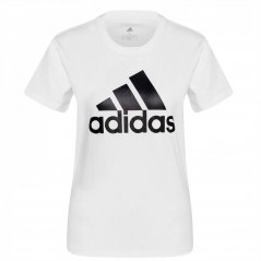 adidas QT T-Shirt Womens BOS White BF