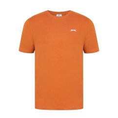 Slazenger Plain pánske tričko Rust