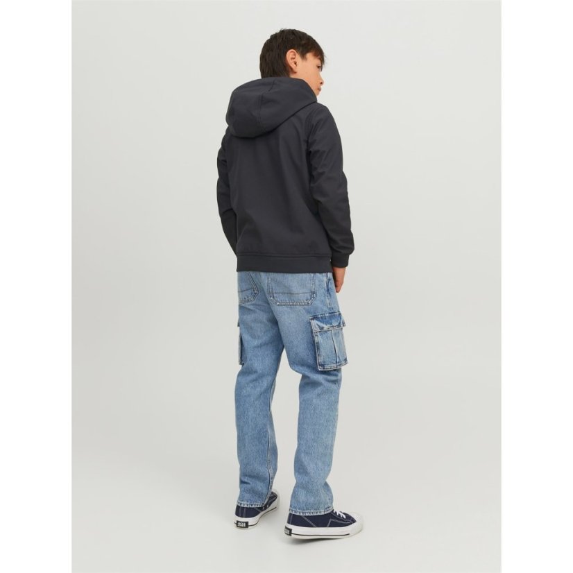 Jack and Jones Kids' Lightweight Durable Softshell Jacket Black