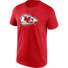 NFL Splatter Tee Unisex Adults KC Chiefs