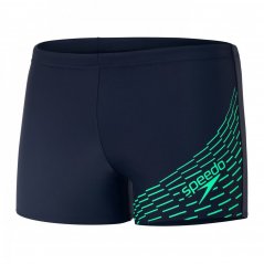 Speedo Medley Logo Aquashorts Mens Blue/Green