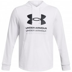 Under Armour Rival Terry Graphic Hood White