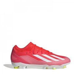 adidas X Crazyfast League Firm Ground Football Boots Red/Wht/Yellow