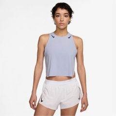 Nike AeroSwift Women's Dri-FIT ADV Running Crop Tank Top Ghost/Blue Void
