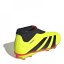 adidas Predator 24 League Laceless Junior Firm Ground Football Boots Yellow/Blk/Red