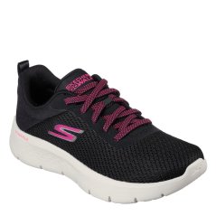Skechers Engineered Bungee Slip-On Walking Shoes Girls Black/Pink