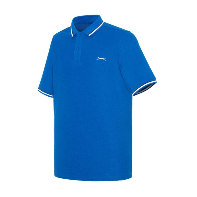 Slazenger Tipped pánské polo tričko Royal