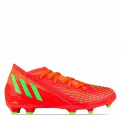 adidas Predator .3 Childrens FG Football Boots Red/Green/Blk