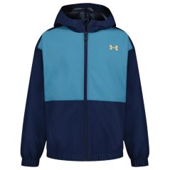 Under Armour Kids' Rain Anorak Jacket Black/Blue