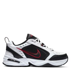 Nike Air Monarch IV Training Shoes Mens White/Black/Red