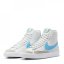 Nike Blazer Mid '77 Big Kids' Shoes White/Blue