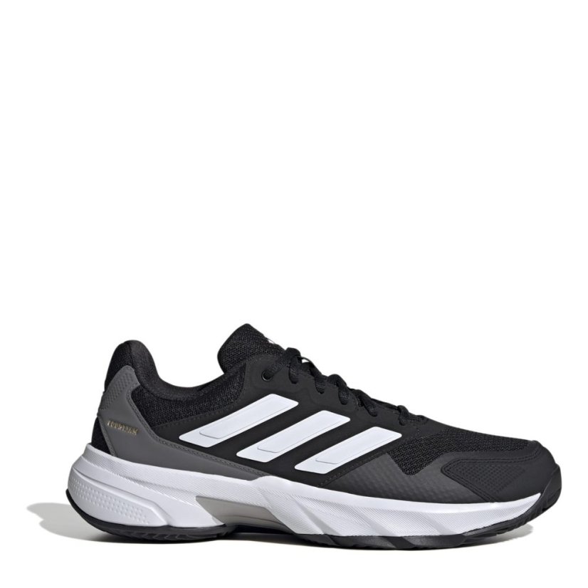 adidas Men's Courtjam Control Tennis Shoes Black
